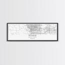 Panoramic Spokane City Map, Washington Art, Map Print, Minimalist Wall Art, Canvas Art, Housewarming Gift, Street Map Art, Closing Gift