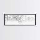 Panoramic Toledo City Map, Ohio Art, Map Print, Minimalist Wall Art, Canvas Art, Housewarming Gift, Street Map Art, Closing Gift