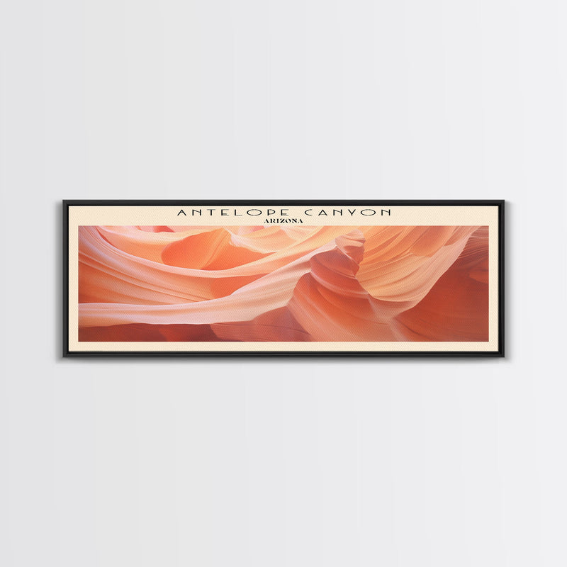 Antelope Canyon Travel Print Wall Art, Travel Poster Print, Retro Style Home Decor, Wall Hanging, Travel Gift Idea, Unique Metal Art