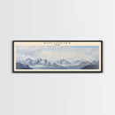 Dolomites Framed Canvas Print Travel Poster | Wall Art | Home Decor | Gift For Travel Lover | Wall Hanging | Original Art
