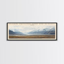 Kluane National Park and Reserve COUNTRY Travel Poster Print, Framed Canvas Print, COUNTRY Travel Art, Wood Framed Art, Wall Hanging, Home Decor