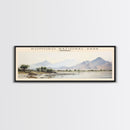 Komodo National Park Framed Canvas Print Travel Poster | Wall Art | Home Decor | Gift For Travel Lover | Wall Hanging | Original Art