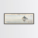 Mont Saint Michel COUNTRY | Framed Travel Poster Canvas Print | Trendy Wall Art | Watercolor Painting | Living Room Art | Unique Art