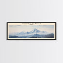 Mount Elbrus COUNTRY | Framed Travel Poster Canvas Print | Trendy Wall Art | Watercolor Painting | Living Room Art | Unique Art