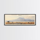 Mount Kilimanjaro Travel Poster Print, Framed Canvas Wall Art, Metal Wall Art, COUNTRY art, Gift For Him, Travel Wall Art, Travel Lover Gift