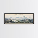 Palenque COUNTRY | Framed Travel Poster Canvas Print | Trendy Wall Art | Watercolor Painting | Living Room Art | Unique Art