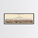 Teotihuacan COUNTRY | Framed Travel Poster Canvas Print | Trendy Wall Art | Watercolor Painting | Living Room Art | Unique Art