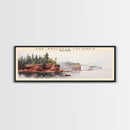 The Apostle Islands Travel Poster Print, Framed Canvas Print, COUNTRY Travel Art, Wood Framed Art, Wall Hanging, Home Decor