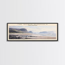 The Gower Peninsula Framed Canvas Print Travel Poster | Wall Art | Home Decor | Gift For Travel Lover | Wall Hanging | Original Art
