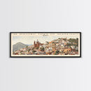 The Historic Town of Guanajuato COUNTRY Travel Poster Print, Framed Canvas Print, COUNTRY Travel Art, Wood Framed Art, Wall Hanging, Home Decor