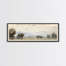 Valley of the Temples COUNTRY | Framed Travel Poster Canvas Print | Trendy Wall Art | Watercolor Painting | Living Room Art | Unique Art