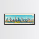 Buenos Aires, Argentina Panoramic Travel Poster Canvas Print, Buenos Aires, Argentina Painting, Argentina Art, Buenos Aires Panoramic Travel Art, Travel Painting