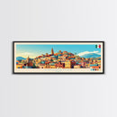Chihuahua, Mexico Panoramic Travel Poster Canvas Print, Chihuahua, Mexico Painting, Mexico Art, Chihuahua Panoramic Travel Art, Travel Painting