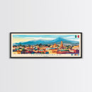 Chimalhuacan, Mexico Panoramic Travel Poster Canvas Print, Chimalhuacan, Mexico Painting, Mexico Art, Chimalhuacan Travel Art, Guest Room Painting