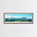 Curitiba, Brazil Panoramic Travel Poster Canvas Print, Curitiba, Brazil Painting, Brazil Art, Curitiba Travel Art, Living Room Painting
