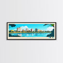 Kitwe, Zambia Panoramic Travel Poster Canvas Print, Kitwe, Zambia Painting, Zambia Art, Kitwe Panoramic Travel Art, Travel Painting
