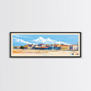 Lobito, Angola Travel Poster Panoramic Canvas Print, Lobito, Angola Painting, Angola Art, Lobito Travel Art, Guest Room Painting