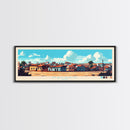 Malanje, Angola Panoramic Travel Poster Canvas Print, Malanje, Angola Painting, Angola Art, Malanje Travel Art, Living Room Painting