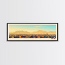 Omdurman,  Sudan Panoramic Travel Poster Canvas Print, Omdurman,  Sudan Painting,  Sudan Art, Omdurman Travel Art, Guest Room Painting