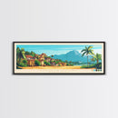 Panoramic Travel Poster Pointe-Noire, Republic of the Congo Canvas Print, Pointe-Noire, Republic of the Congo Painting, Republic of the Congo Art, Pointe-Noire Travel Art, Guest Room Painting