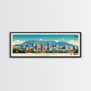 Pretoria, South Africa Panoramic Travel Poster Canvas Print, Pretoria, South Africa Painting, South Africa Art, Pretoria Travel Art, Living Room Painting