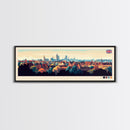 St Albans, England Travel Poster Panoramic Canvas Print, St Albans, England Painting, England Art, St Albans Travel Art, Guest Room Painting