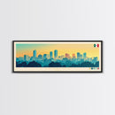 Torreon, Mexico Travel Poster Panoramic Canvas Print, Torreon, Mexico Painting, Mexico Art, Torreon Travel Art, Guest Room Painting