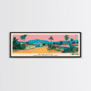 Bukavu, Congo Panoramic Canvas Print, Bukavu, Congo Painting, Congo Art, Bukavu Travel Poster, Travel Art, Living Room Painting