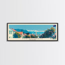 Christchurch, New Zealand Panoramic Canvas Print, Christchurch, New Zealand Painting, New Zealand Art, Christchurch Travel Poster, Travel Art, Housewarming Gift