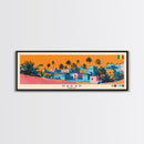 Dakar, Senegal Panoramic Canvas Print, Dakar, Senegal Painting, Senegal Art, Dakar Travel Poster, Travel Art, Vacation Gift