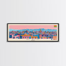 El Alto, Bolivia Panoramic Canvas Print, El Alto, Bolivia Painting, Bolivia Art, El Alto Travel Poster, Travel Art, Housewarming Gift