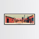Garoua, Cameroon Panoramic Canvas Print, Garoua, Cameroon Painting, Cameroon Art, Garoua Travel Poster, Travel Art, Guest Room Painting