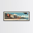 Greenock, Scotland Panoramic Canvas Print, Greenock, Scotland Painting, Scotland Art, Greenock Travel Poster, Travel Art, Guest Room Painting