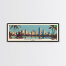 Guarulhos, Brazil Panoramic Canvas Print, Guarulhos, Brazil Painting, Brazil Art, Guarulhos Travel Poster, Travel Art, Guest Room Painting