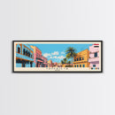 Ismailia, Egypt Panoramic Canvas Print, Ismailia, Egypt Painting, Egypt Art, Ismailia Travel Poster, Travel Art, Guest Room Painting