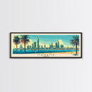 Manama, Bahrain Panoramic Canvas Print, Manama, Bahrain Painting, Bahrain Art, Manama Travel Poster, Travel Art, Guest Room Painting