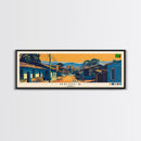 Ndola, Zambia Panoramic Canvas Print, Ndola, Zambia Painting, Zambia Art, Ndola Travel Poster, Travel Art, Guest Room Painting