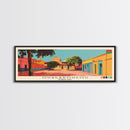 Ouagadougou, Burkina Faso Panoramic Canvas Print, Ouagadougou, Burkina Faso Painting, Burkina Faso Art, Ouagadougou Travel Poster, Travel Art, Guest Room Painting