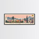 Santa Cruz de la Sierra, Bolivia Panoramic Canvas Print, Santa Cruz de la Sierra, Bolivia Painting, Bolivia Art, Santa Cruz de la Sierra Travel Poster, Travel Art, Housewarming Gift
