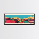 Soweto, South Africa Panoramic Canvas Print, Soweto, South Africa Painting, South Africa Art, Soweto Travel Poster, Travel Art, Vacation Gift