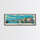 Waterford, Ireland Panoramic Canvas Print, Waterford, Ireland Painting, Ireland Art, Waterford Travel Poster, Travel Art, Housewarming Gift