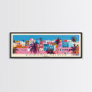 Woqooyi Galbeed, Somalia Panoramic Canvas Print, Woqooyi Galbeed, Somalia Painting, Somalia Art, Woqooyi Galbeed Travel Poster, Travel Art, Housewarming Gift