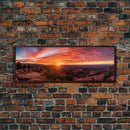 Panoramic of Canyonlands National Park, Extra Large Wall Art, Panoramic Wall Art, Panoramic Print, Landscape Photography, Landscape Print