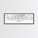 Panoramic Beijing City Map, China Art, Map Print, Minimalist Wall Art, Canvas Art, Housewarming Gift, Street Map Art, Closing Gift