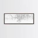 Panoramic Buffalo City Map, New York Art, Map Print, Minimalist Wall Art, Canvas Art, Housewarming Gift, Street Map Art, Closing Gift