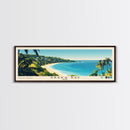 Abaka Bay, Haiti Panoramic Print, Vacation Gift, Haiti Wall Art, Beach Painting, Beach Decor, Beach Or Lakehouse Art