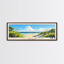 Coligny Beach, South Carolina Panoramic Print, Vacation Gift, South Carolina Wall Art, Beach Painting, Beach Decor, Beach Or Lakehouse Art