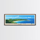 Corn Island, NICARAGUA Panoramic Print, Vacation Gift, NICARAGUA Wall Art, Beach Painting, Beach Decor, Beach Or Lakehouse Art