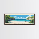 Cove Beach, Bahamas Panoramic Print, Vacation Gift, Bahamas Wall Art, Vacation Wall Art, Vacatation Memories, Beach Decor, Beach Or Lakehouse Art