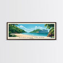 Gorgona Island, Colombia Panoramic Beach Print, Vacation Gift, Colombia Wall Art, Beach Painting, Beach Decor, Beach Painting